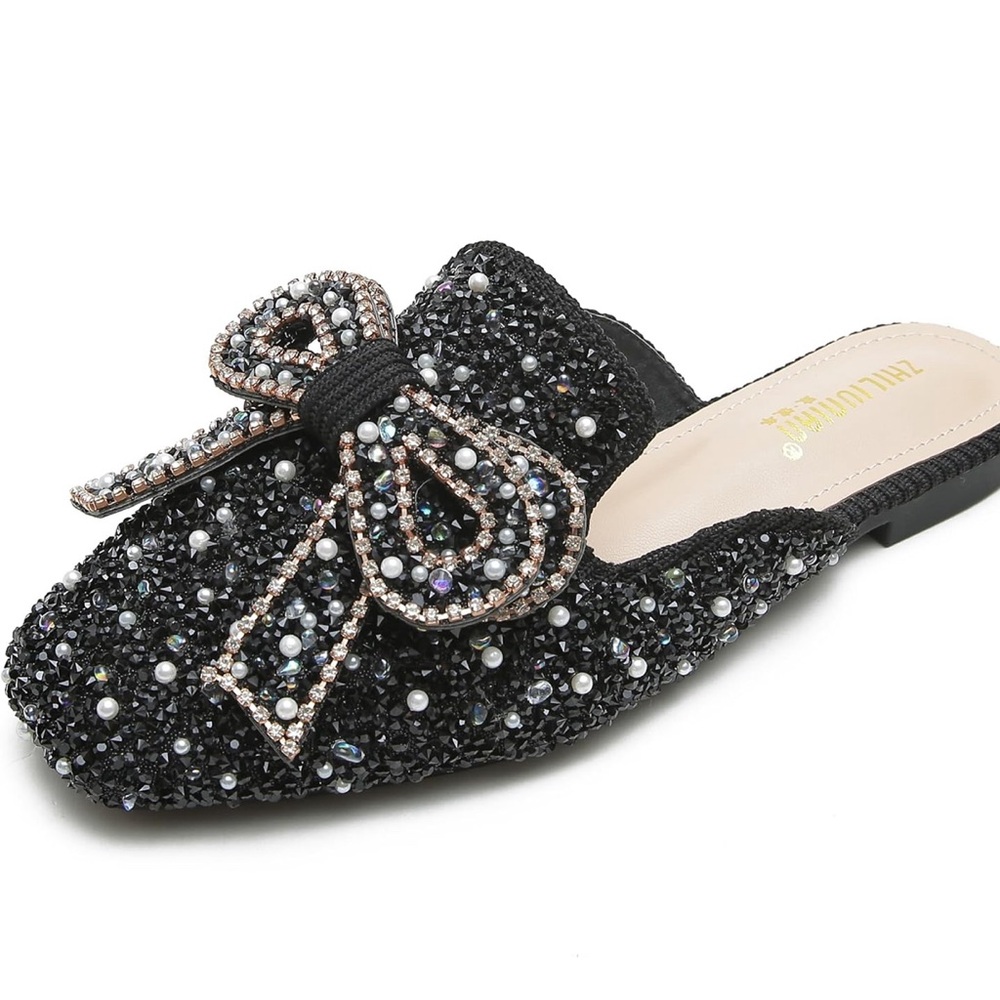 Influencer Favorite Bow Beaded‎ Mules